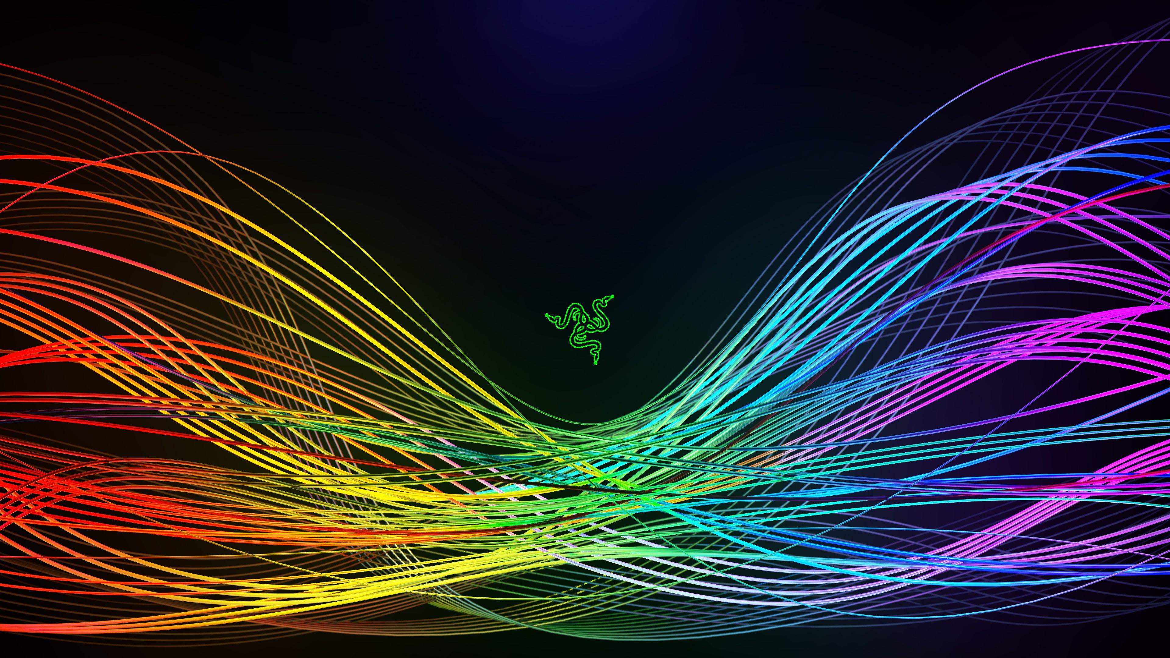  Razer Hintergrundbild 3840x2160. Razer Wallpaper 4K, Spectrum, Waves, Colorful