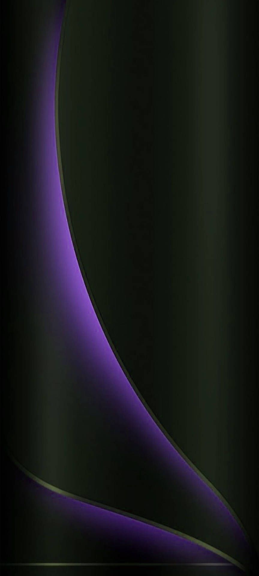  Samsung Galaxy A51 Hintergrundbild 864x1920. Download Samsung A51 Purple Aesthetic Wave On Black Wallpaper