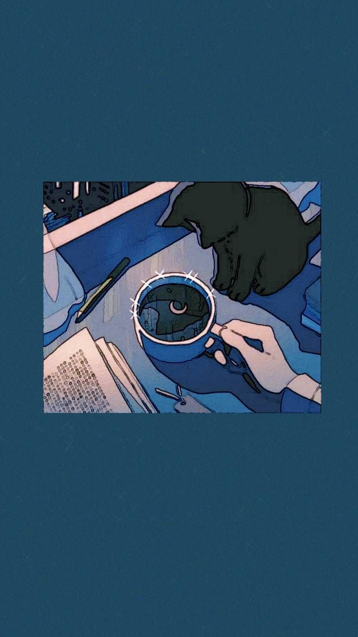 Zedge Hintergrundbild 720x1280. Free download Download Coffee wallpaper by sakiiSan Free now [720x1280] for your Desktop, Mobile & Tablet. Explore Blue Pastel Aesthetic Anime Desktop Wallpaper, Pastel Blue Wallpaper, Pastel Aesthetic