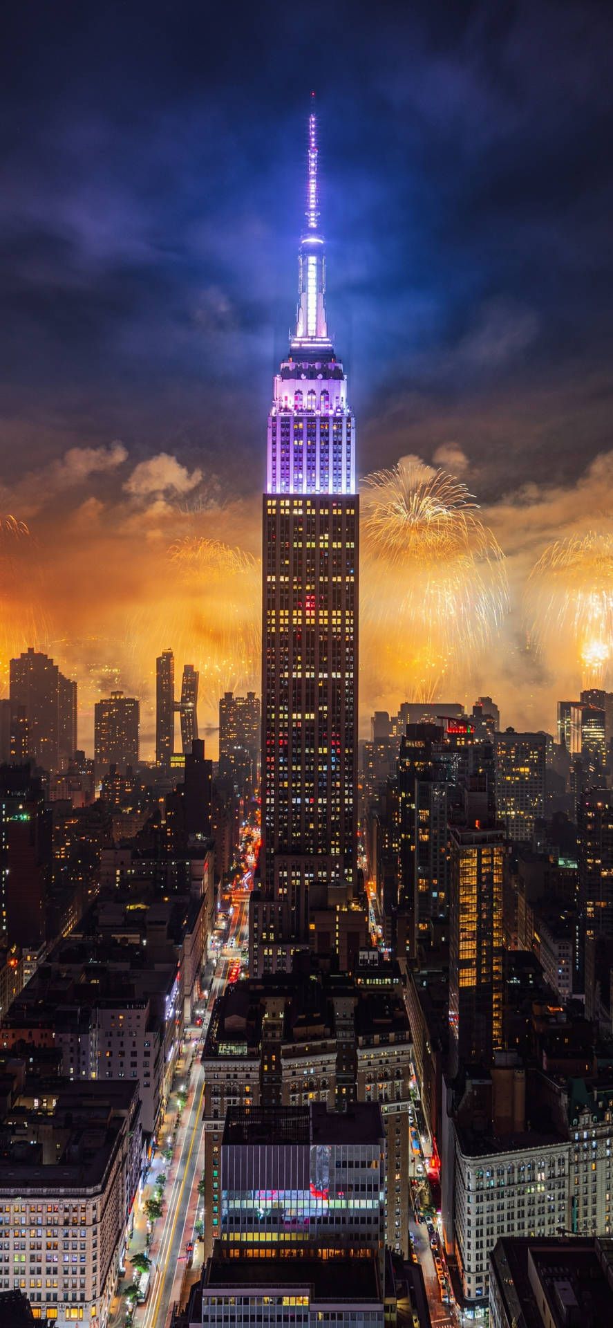  Empire State Hintergrundbild 887x1920. Download New York HD iPhone Empire State Building Wallpaper