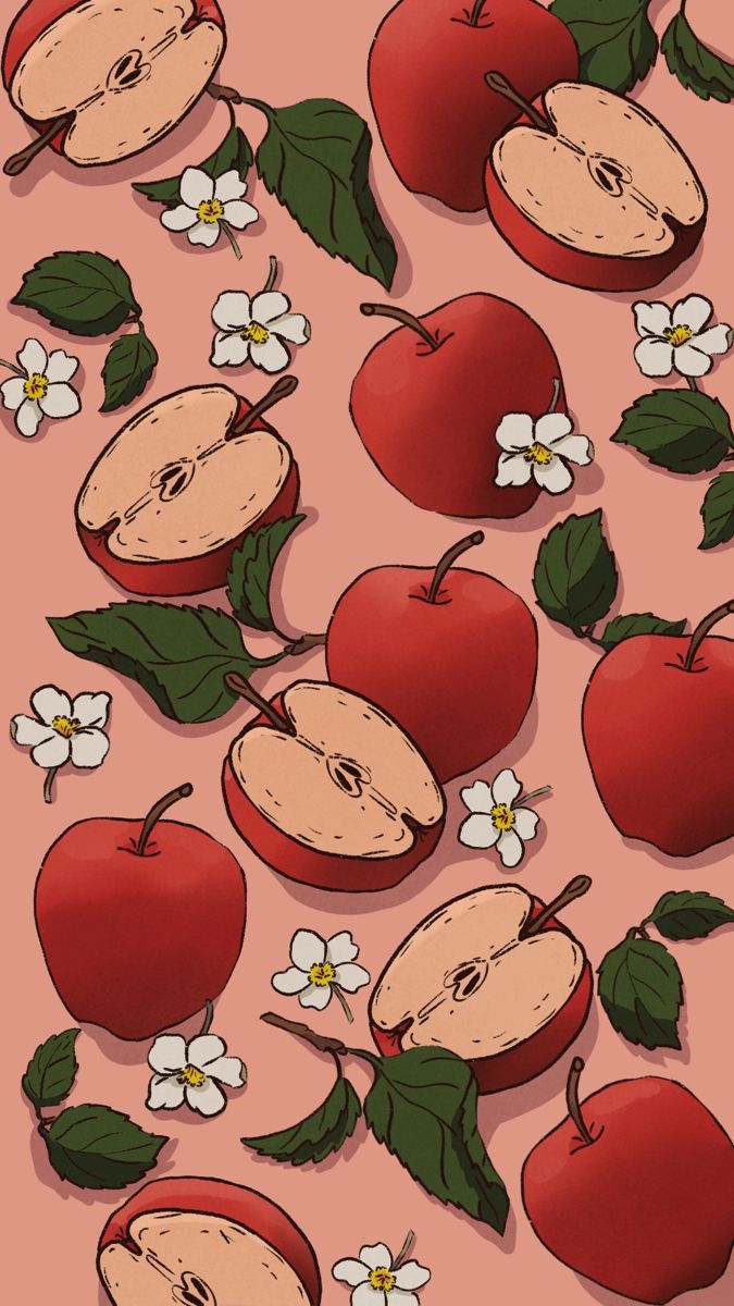 Apple Hintergrundbild 675x1200. Cute Apple Wallpaper in 2023. Fruit wallpaper, Fairy wallpaper, Fairy tale aesthetic wallpaper
