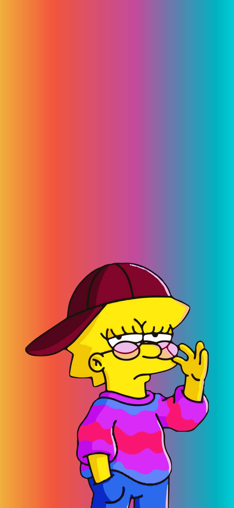  Simpsons Hintergrundbild 887x1920. Download Get in Character with the Simpsons Aesthetic Wallpaper