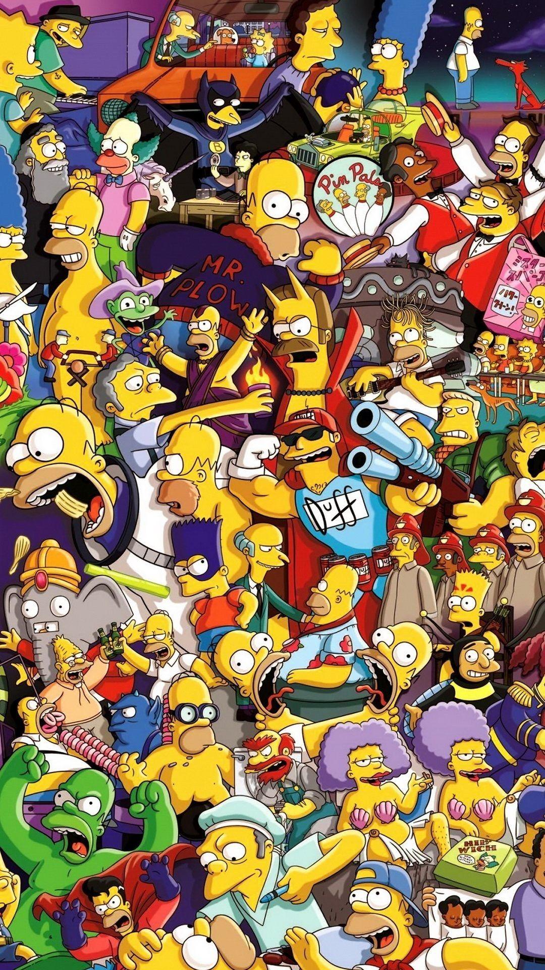  Simpsons Hintergrundbild 1080x1920. Aesthetic Simpson Wallpaper