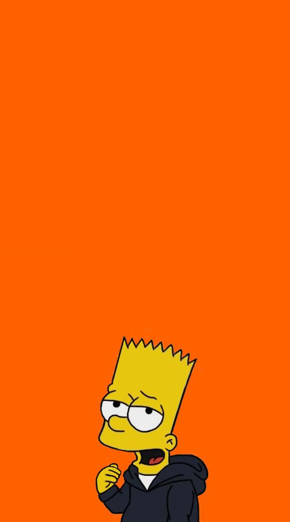 Simpsons Hintergrundbild 1006x1813. Download Feel the joy of summer with Bart Simpson. Wallpaper