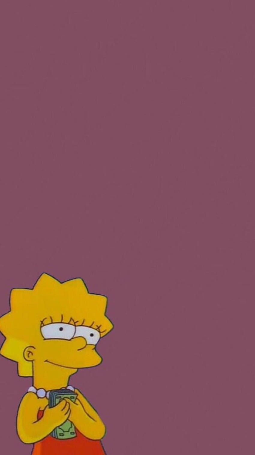  Simpsons Hintergrundbild 850x1511. Simpsons Aesthetic, lisa simpson sad HD phone wallpaper