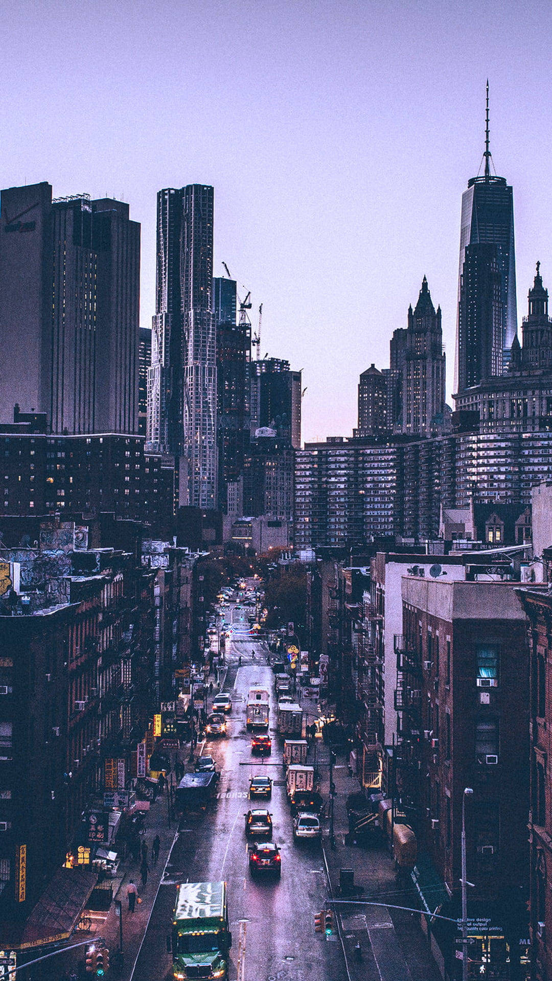  New York Skyline Hintergrundbild 1080x1920. Download An iconic view of the New York skyline Wallpaper