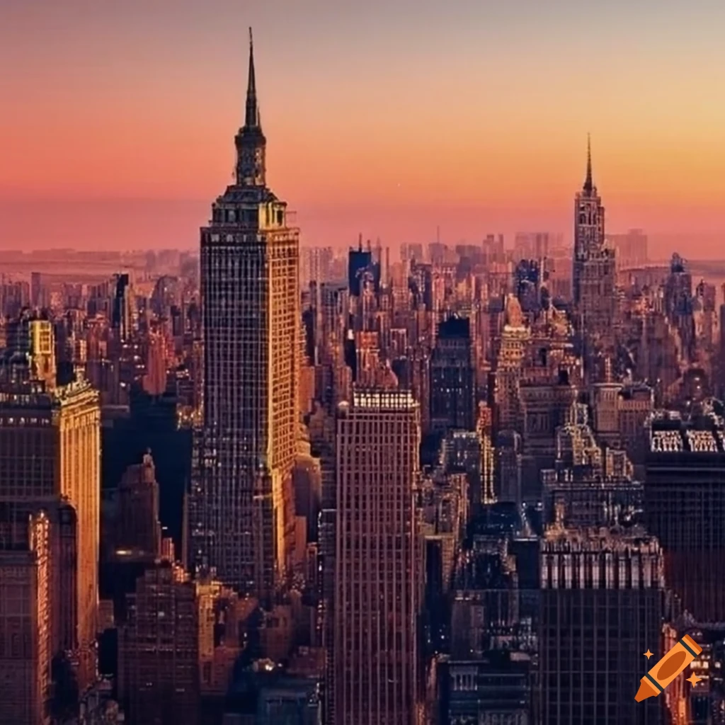 New York Skyline Hintergrundbild 1024x1024. New york city in 1799 wallpaper on Craiyon