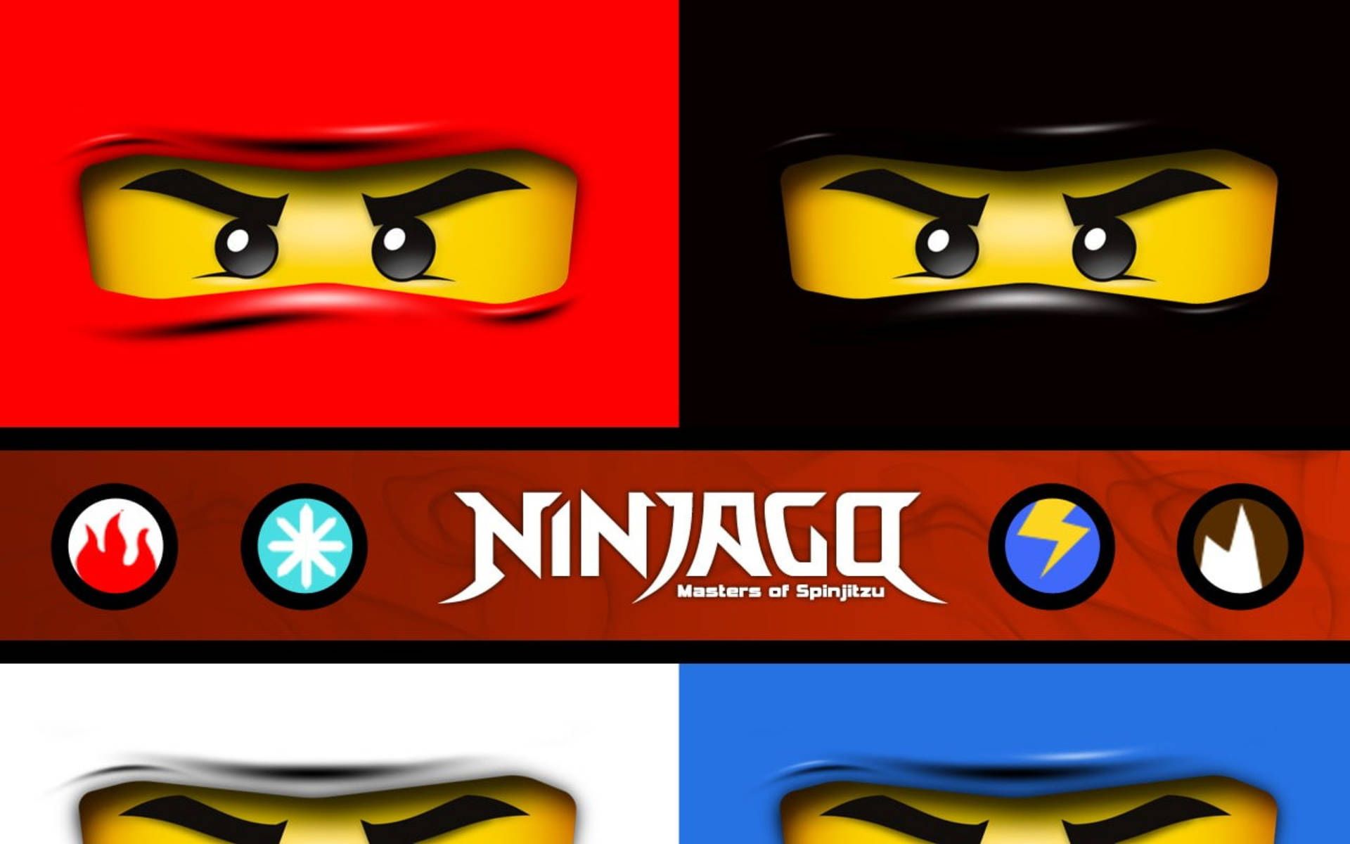  Ninjago Hintergrundbild 1920x1200. Download Lego Ninjago In Coloured Hoods Wallpaper