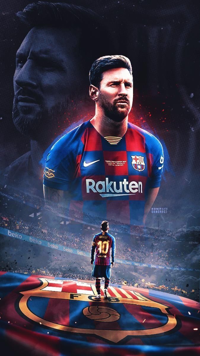  Leo Messi Hintergrundbild 675x1200. Aesthetic Lionel Messi Wallpaper Download