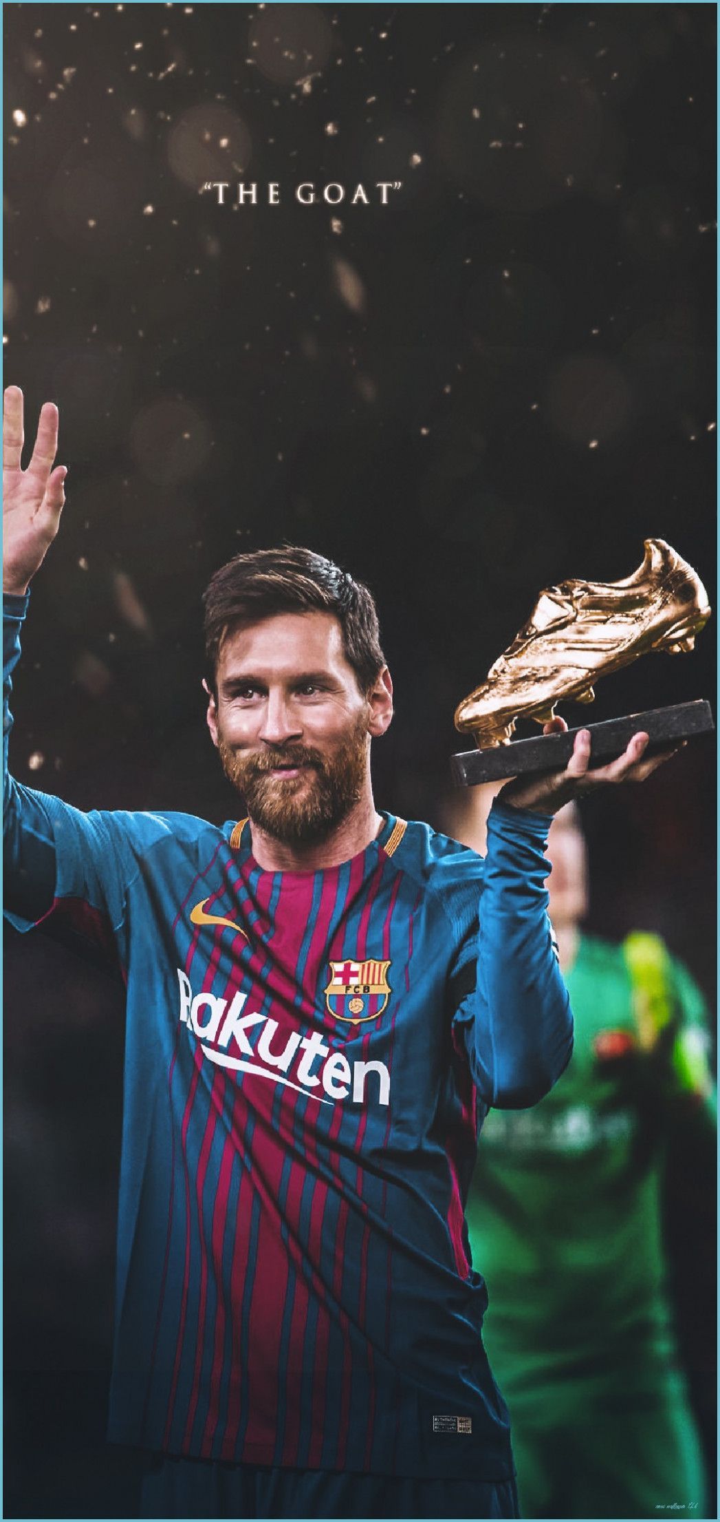  Leo Messi Hintergrundbild 1047x2211. Messi Aesthetic Wallpaper