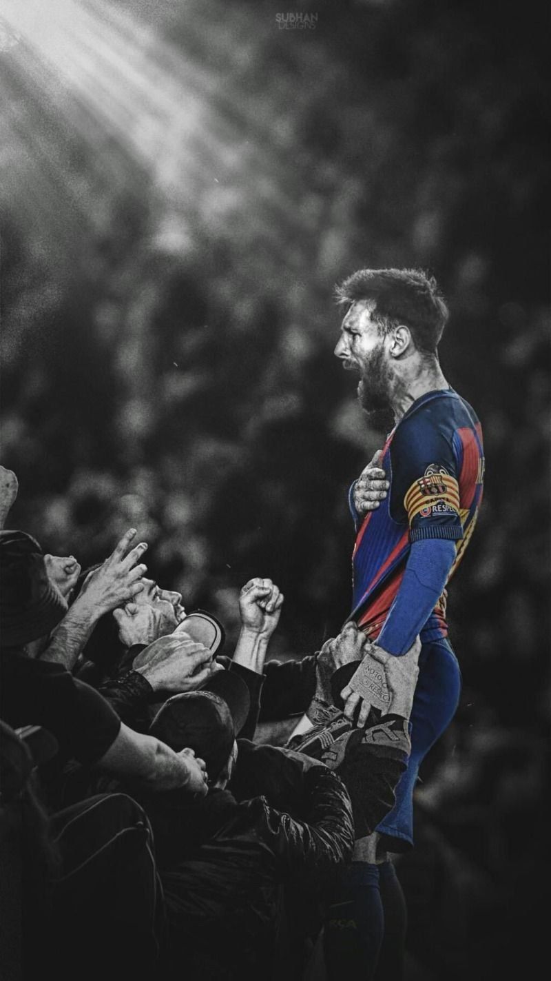  Leo Messi Hintergrundbild 800x1423. Aesthetic Messi Fcb Wallpaper Download