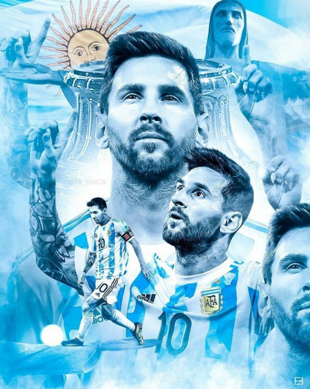  Leo Messi Hintergrundbild 1020x1280. Lionel Messi Aesthetic Wallpaper