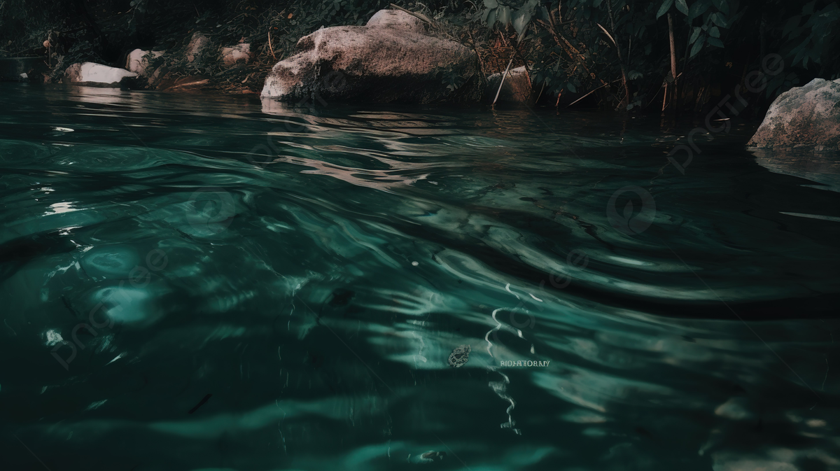  Wassertropfen Hintergrundbild 1200x673. Grünes Wasser Im Fluss Neben Felsen, Ästhetische Wasserbilder, ästhetisch, Schön Hintergrund, Foto und Bild zum kostenlosen Download