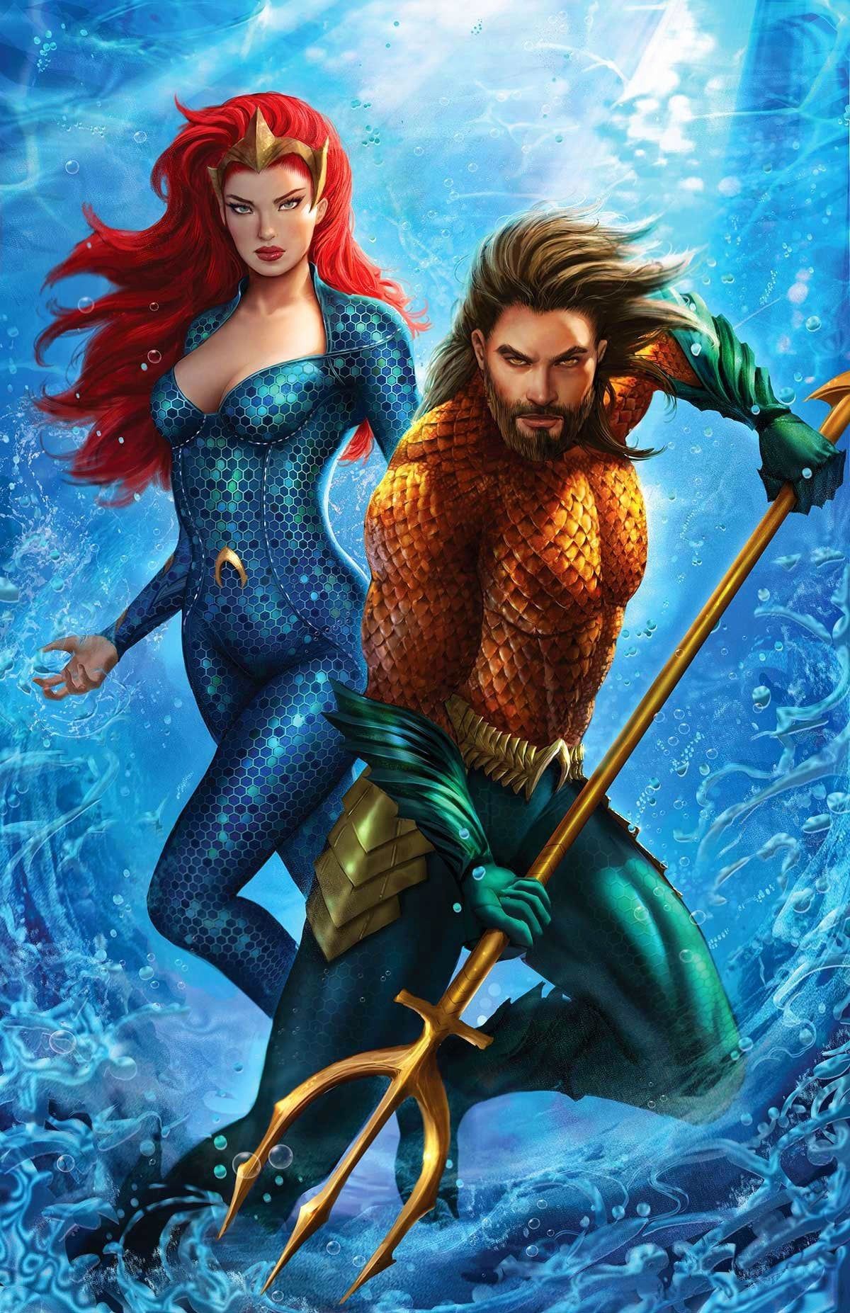  Aquaman And The Lost Kingdom Hintergrundbild 1200x1854. The first of December's AQUAMAN AND THE LOST KINGDOM variant covers has been revealed for BIRDS OF PREY with art by Sun Khamunaki!