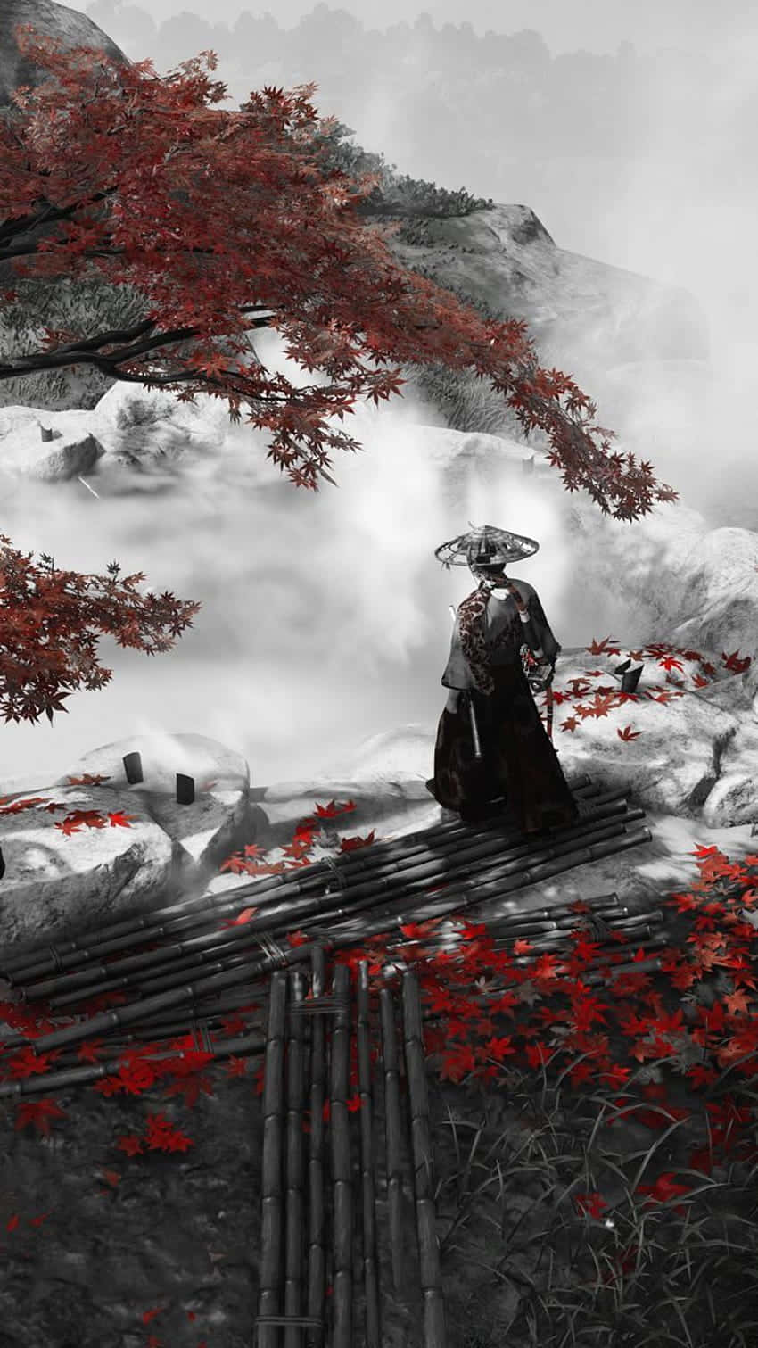 Ghost Of Tsushima Hintergrundbild 850x1511. Download Join the fight for Tsushima in a stunning Samurai adventure on the iPhone Wallpaper