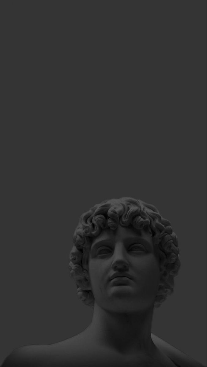  Skulptur Hintergrundbild 676x1200. Wallpaper. Aesthetic statue, Black aesthetic wallpaper, Instagram profile picture ideas