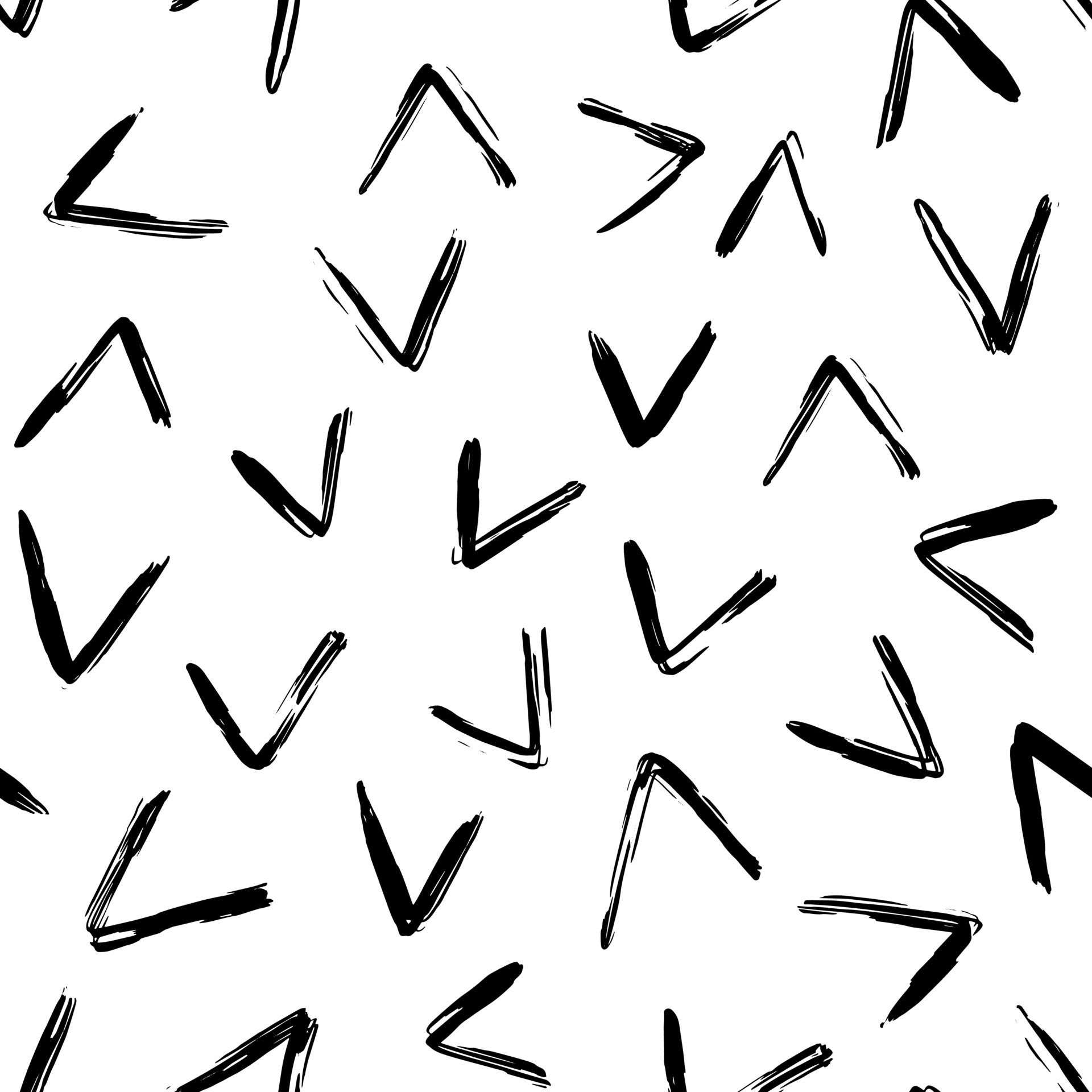  Bürste Hintergrundbild 1920x1920. Aesthetic Contemporary printable seamless pattern with abstract line, dot, shape brush stroke in black and white colors. Boho background in minimalist style vector Illustration for wallpaper fabric