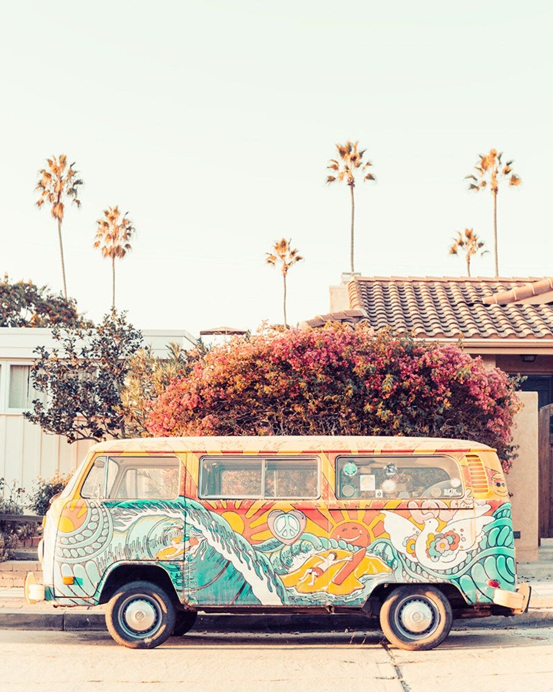  Volkswagen Hintergrundbild 1080x1350. Beach Bus Photography, California Beach Print, Beach Van, San Diego Beach Art, Bohemian Home Art, Vertical Wall Art Print, Beach Van Photo