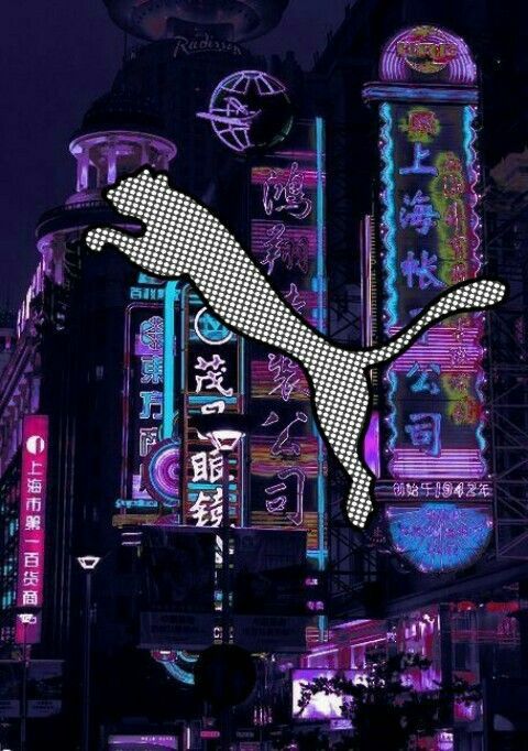  Puma Hintergrundbild 480x682. Neon Lights City Wallpaper