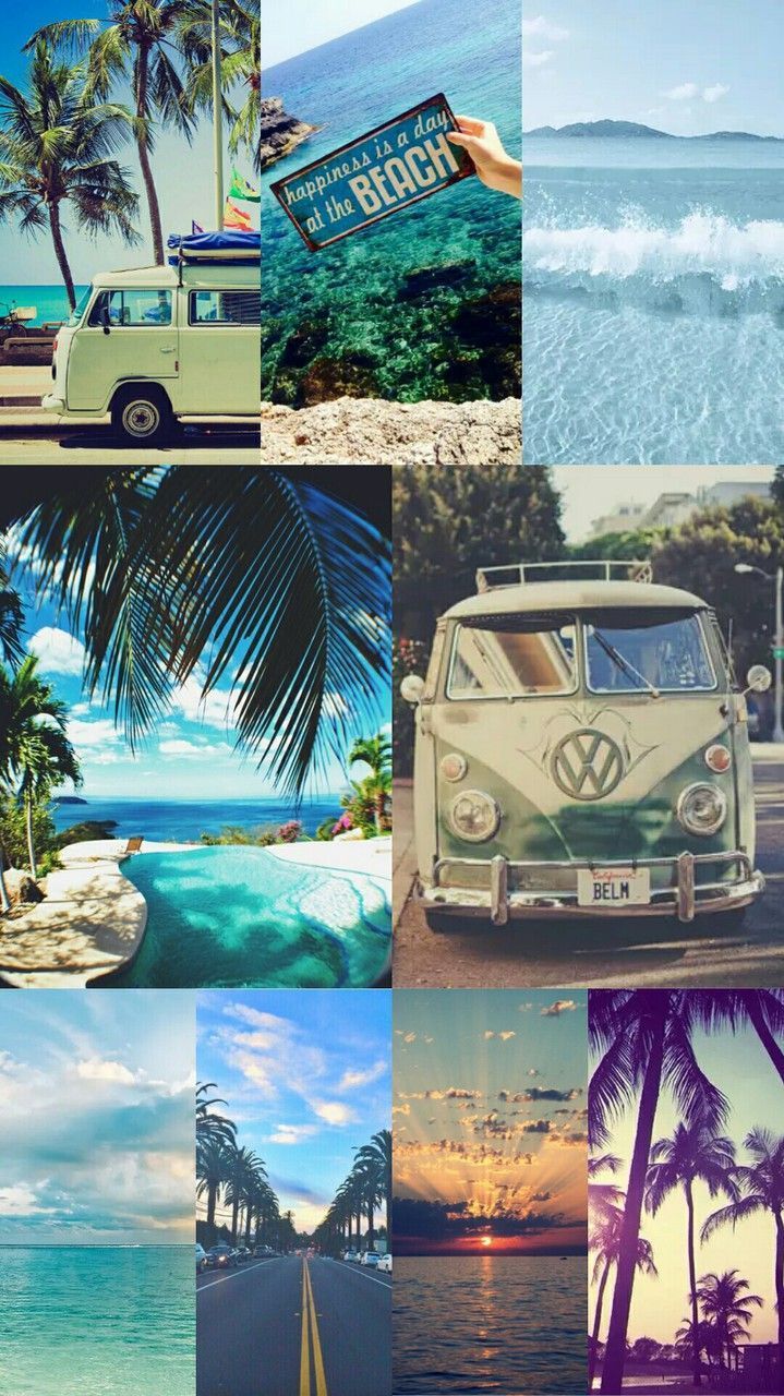  Volkswagen Hintergrundbild 719x1280. VW Van Summer Wallpaper