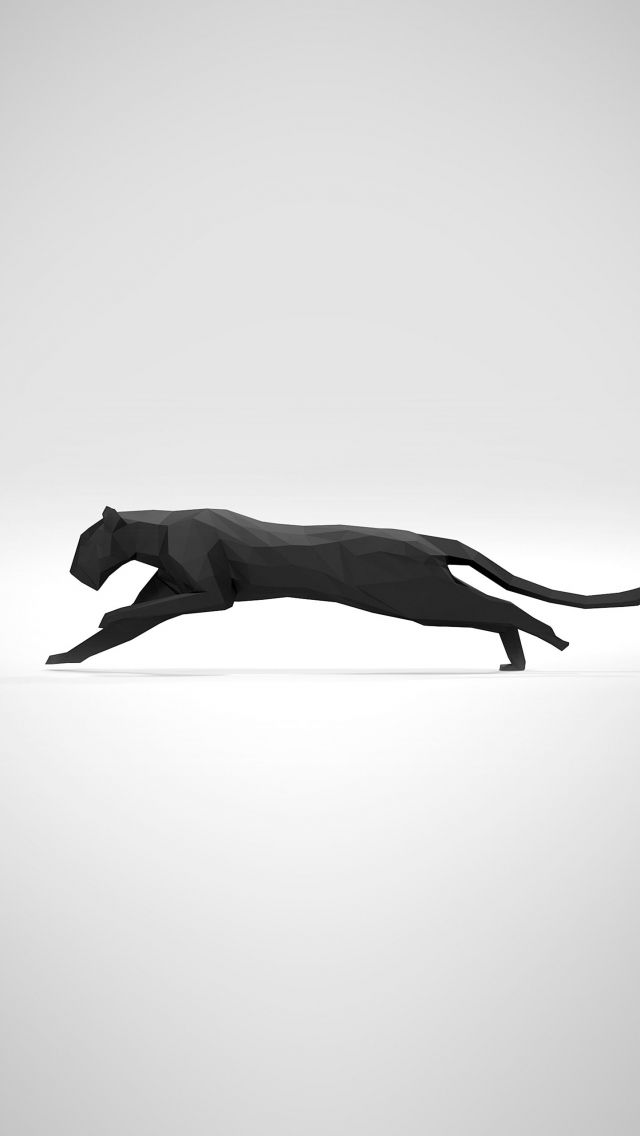  Puma Hintergrundbild 640x1136. Download free HD wallpaper from above link! #puma #moredn #art #running #black #animal #cat #simple. Black puma, Puma, Black