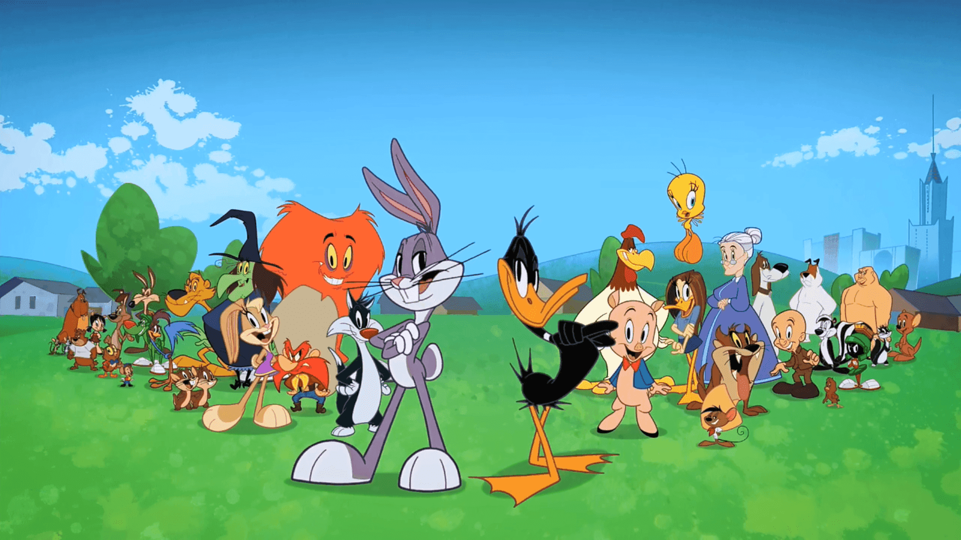  Looney Tunes Hintergrundbild 1920x1080. Looney Tunes Background