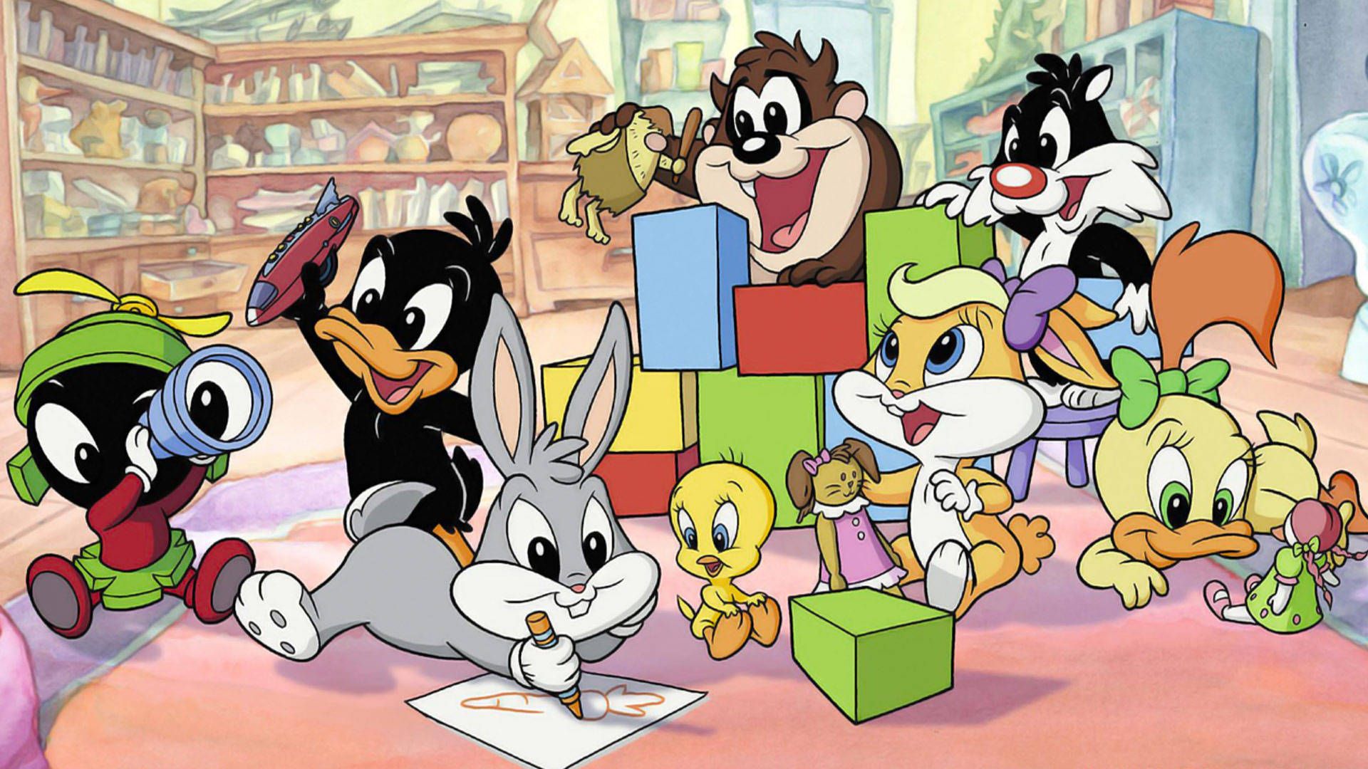  Looney Tunes Hintergrundbild 1920x1080. Looney Tunes Background