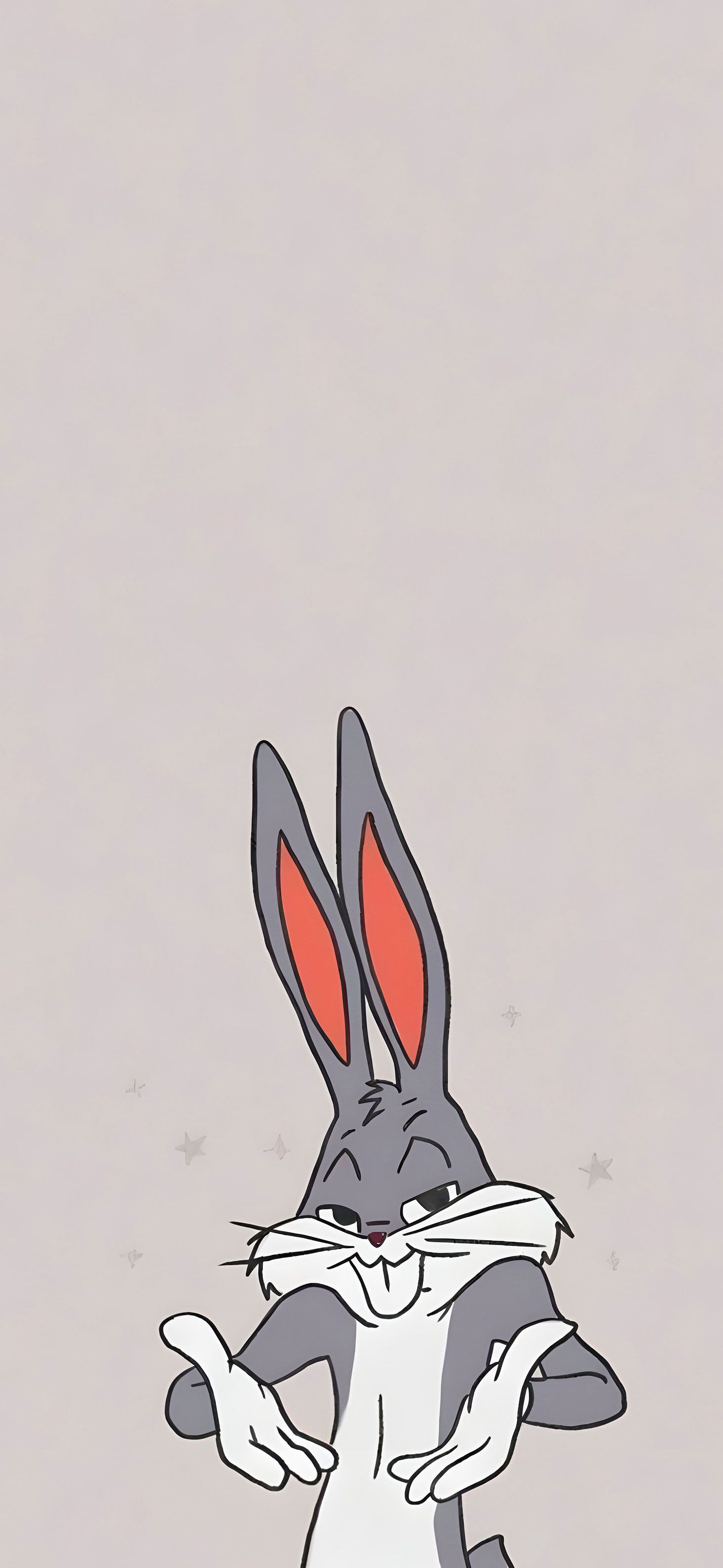 Looney Tunes Hintergrundbild 1463x3171. Sly Bugs Bunny Minimalist Wallpaper Wallpaper iPhone