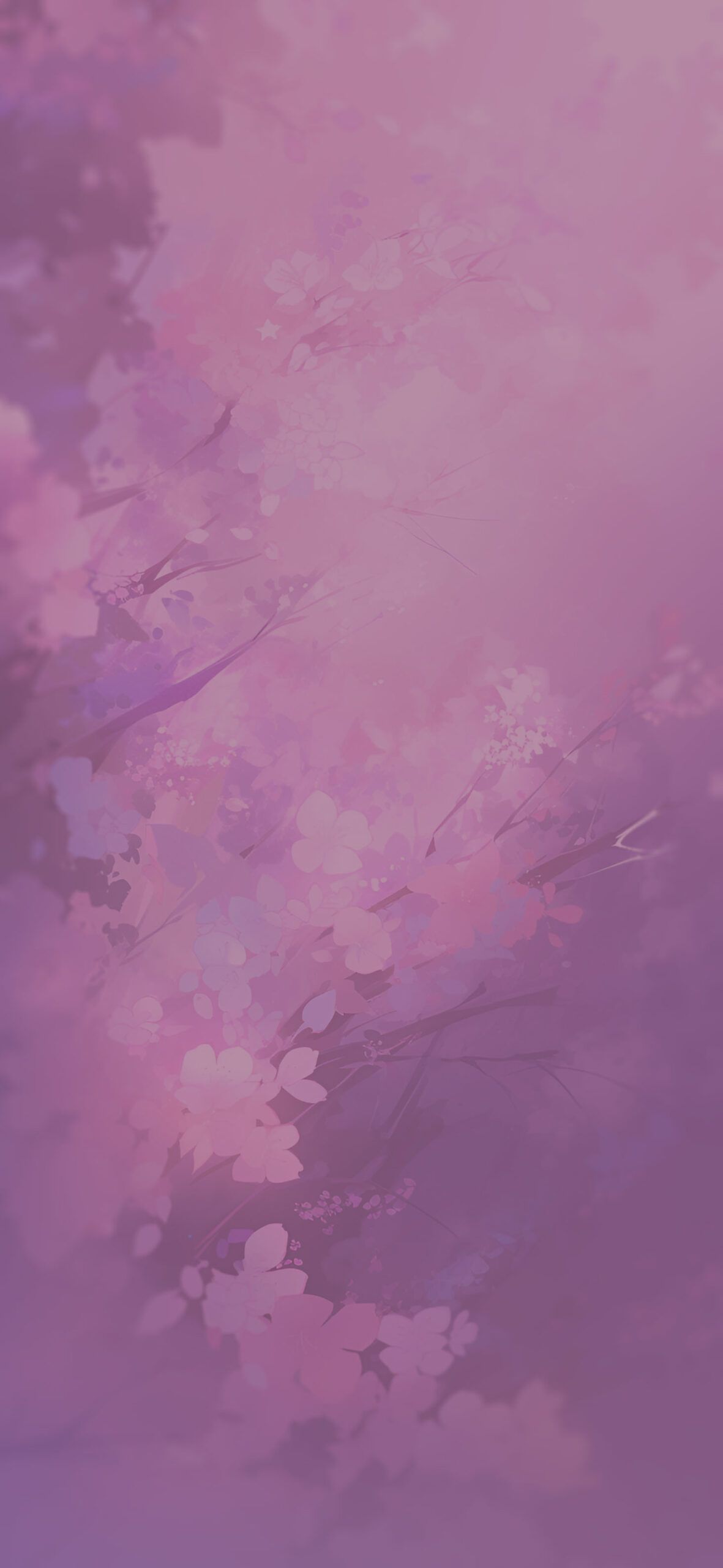  Violett Hintergrundbild 1181x2560. Soft Violet Delicate Nature Wallpaper Aesthetic Wallpaper