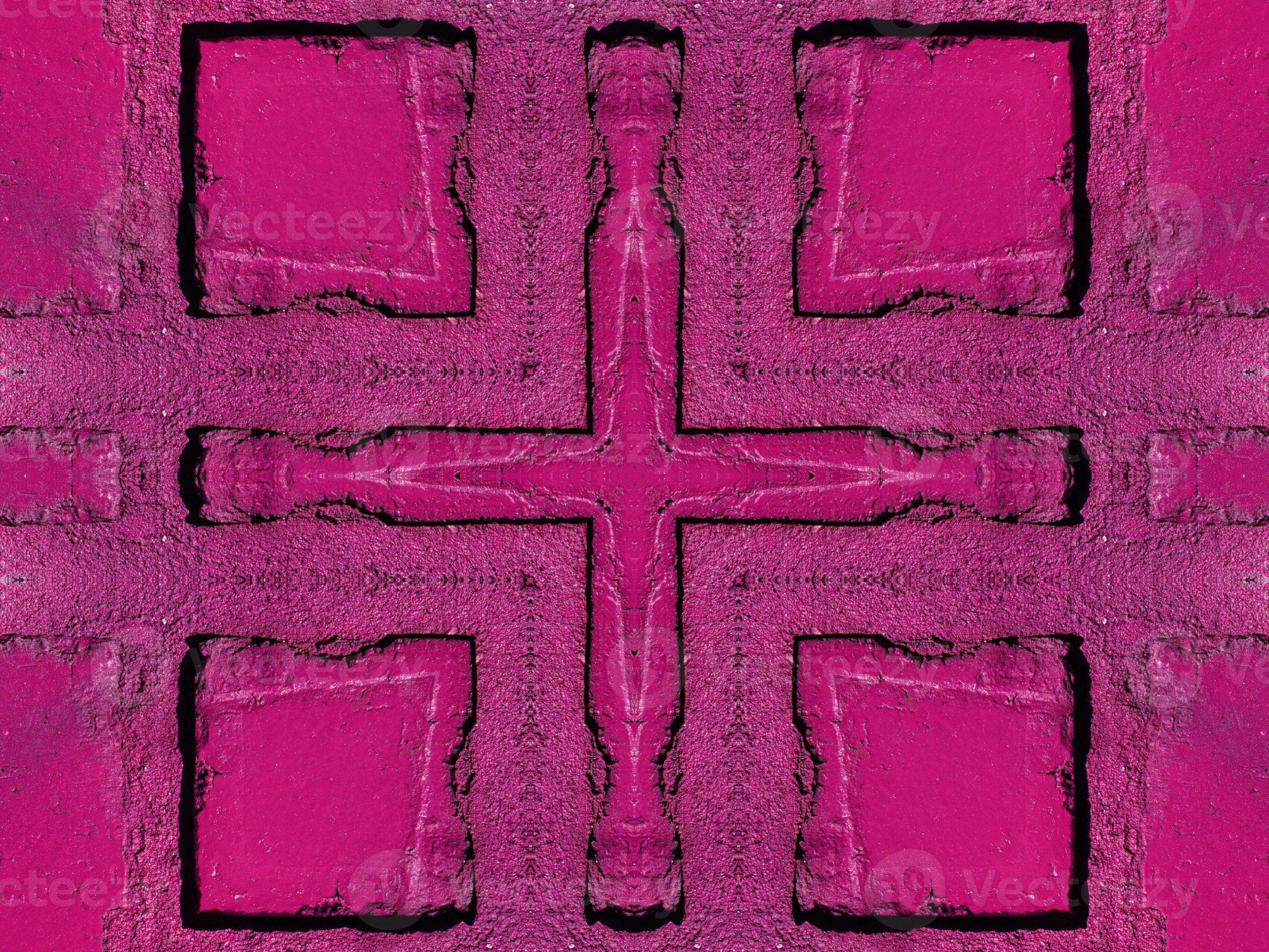  Magenta Hintergrundbild 2613x1960. Magenta brick wall kaleidoscope pattern abstract unique symmetric and aesthetic background