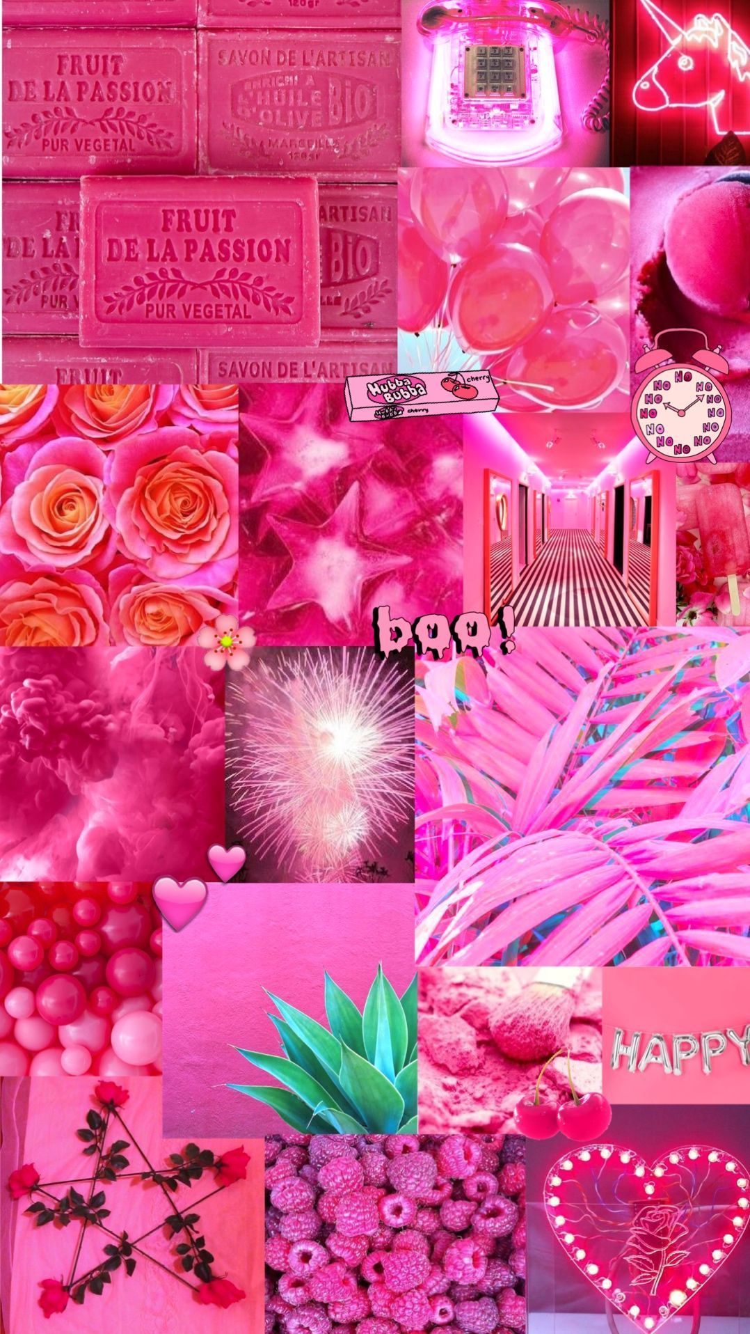  Magenta Hintergrundbild 1078x1916. Hot Pink Aesthetic Wallpaper