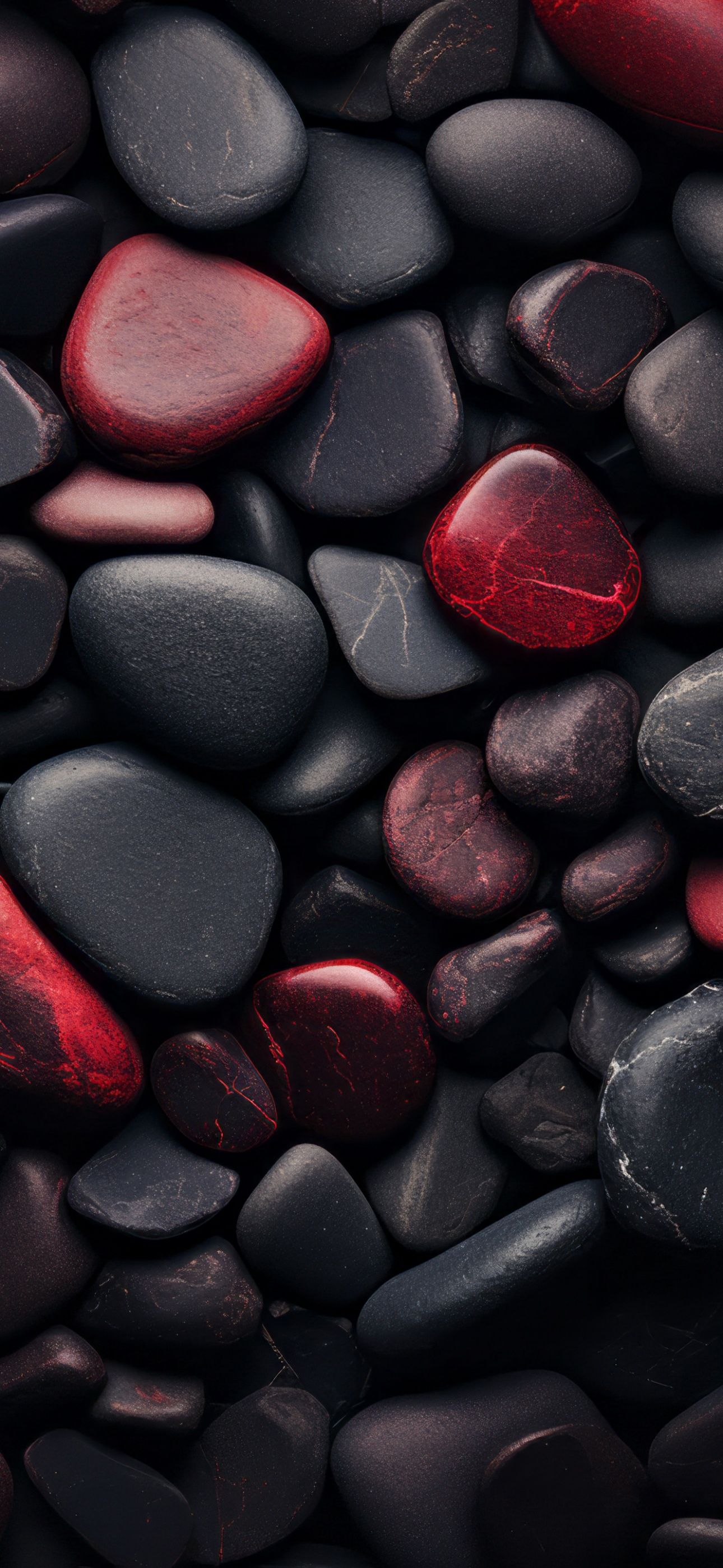  IPhone 15 Pro Max Hintergrundbild 1290x2796. Pebbles Wallpaper 4K, Artistic, Black rocks, Red rocks