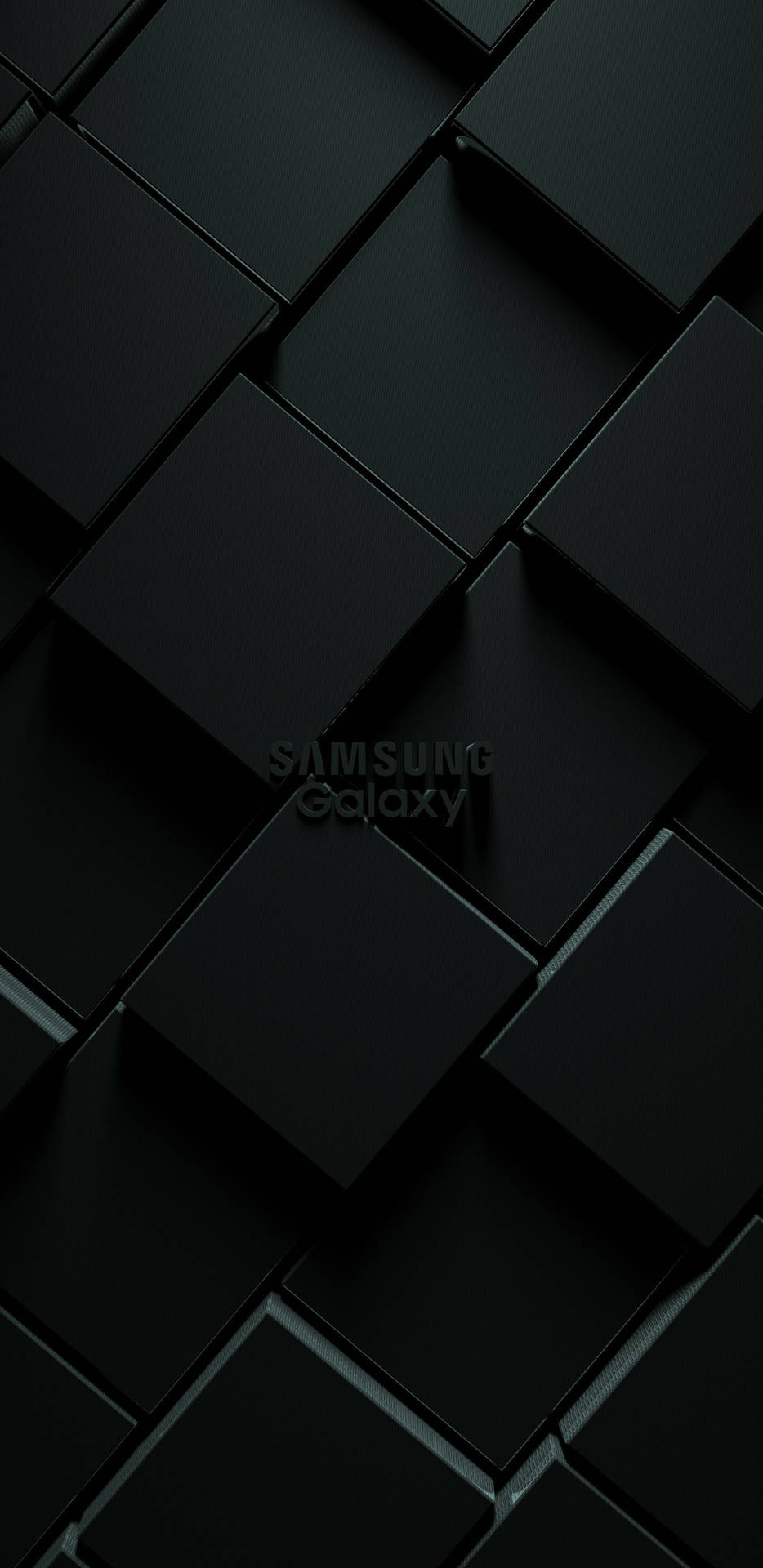  Samsung Galaxy S24 Hintergrundbild 934x1920. Download Samsung Galaxy 3D Dark Aesthetic Cubes Wallpaper