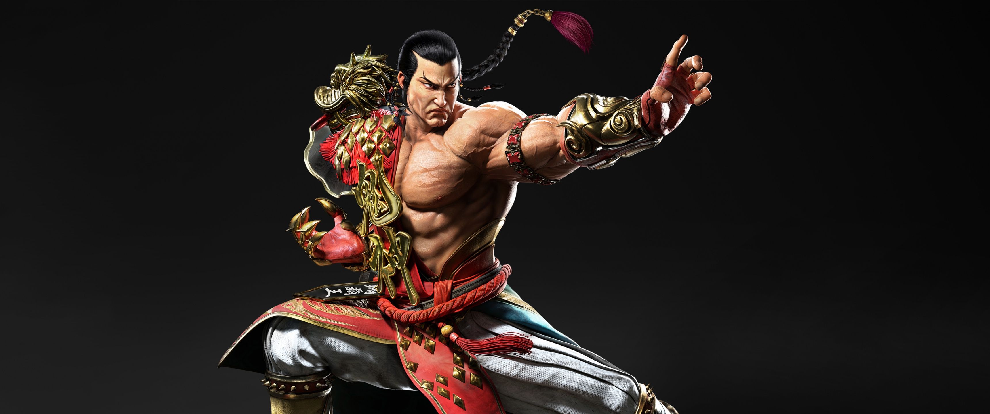  Tekken 8 Hintergrundbild 3440x1440. Feng Wei Wallpaper 4K, Tekken Dark background