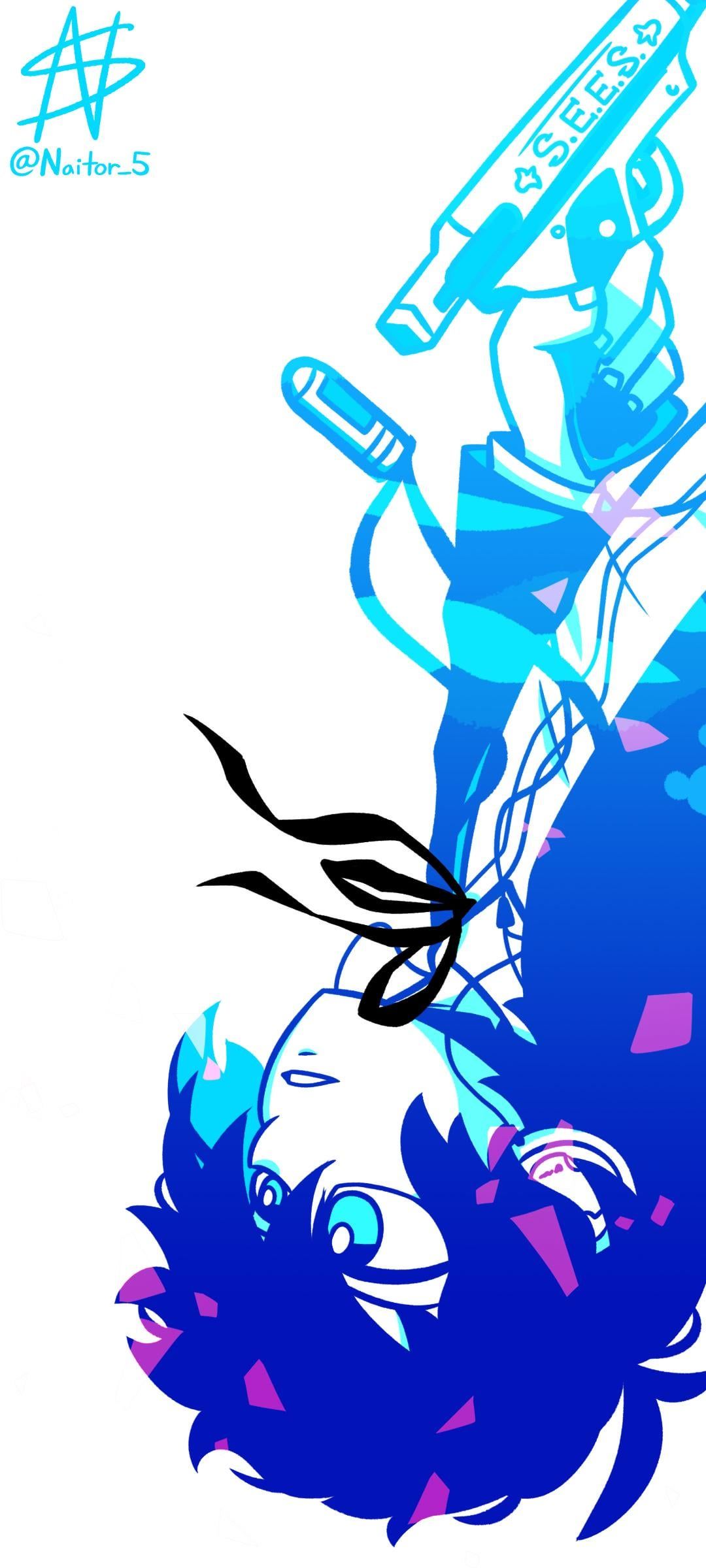  Persona 3 Reload Hintergrundbild 1080x2400. I Made A Persona 3 Reload Illustration In My Art Style (phone Sized)
