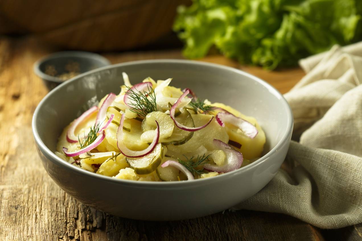  Kartoffelsalat Hintergrundbild 1272x848. Kartoffelsalat mal anders: Mit diesem Rezept wird der Klassiker vegan FOR FUN