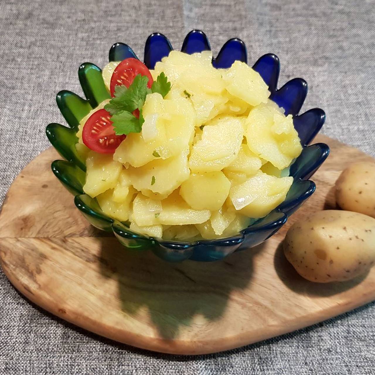  Kartoffelsalat Hintergrundbild 1280x1280. Veganer Kartoffelsalat nach schwäbischer Art