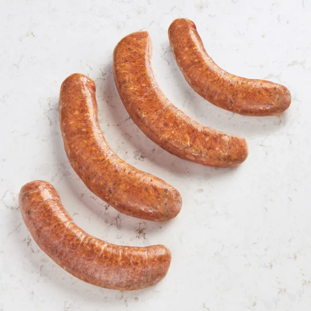  Bratwurst Hintergrundbild 1080x1080. Louisiana Style Andouille Pork Sausages Fork Foods