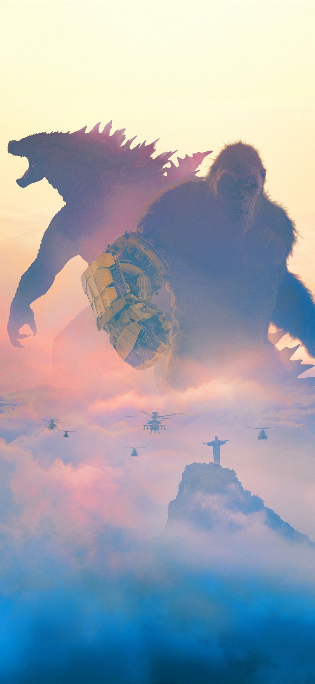  Godzilla X Kong: The New Empire Hintergrundbild 1080x2340. Godzilla x Kong: The New Empire Wallpaper 4K, 8K, 2024 Movies, 5K