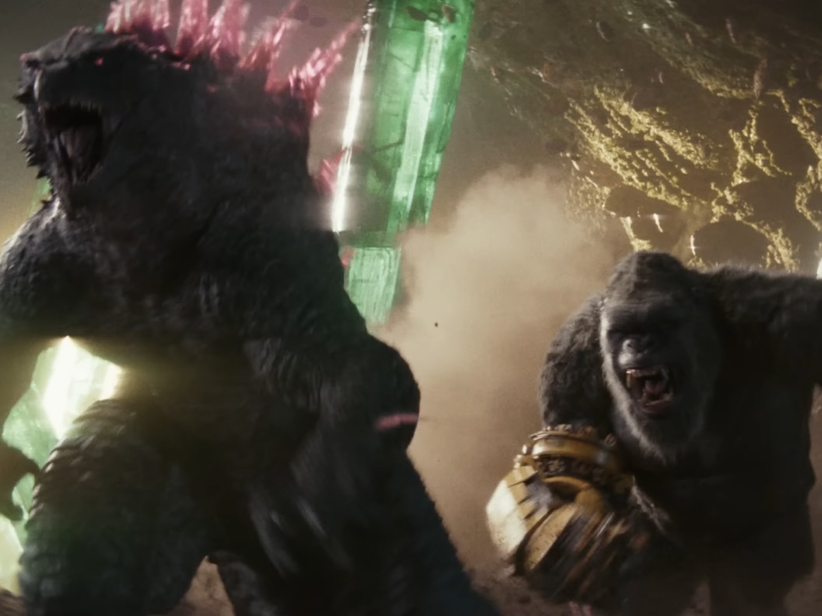  Godzilla X Kong: The New Empire Hintergrundbild 1200x900. I wish Godzilla and King Kong wouldn't run like that in The New Empire's first trailer