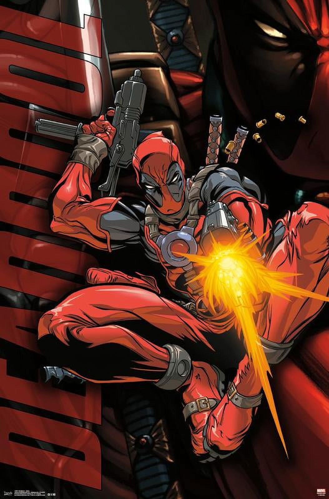  Deadpool & Wolverine Hintergrundbild 1054x1600. Marvel Comics Wall Poster, 22.375 x 34