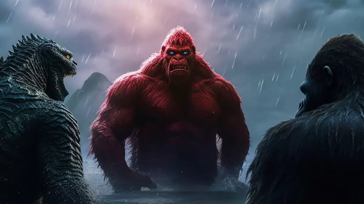  Godzilla X Kong: The New Empire Hintergrundbild 1200x675. Godzilla x Kong: The New Empire' Review: The Two Monsters Join Forces To Fight A Mythic Battle
