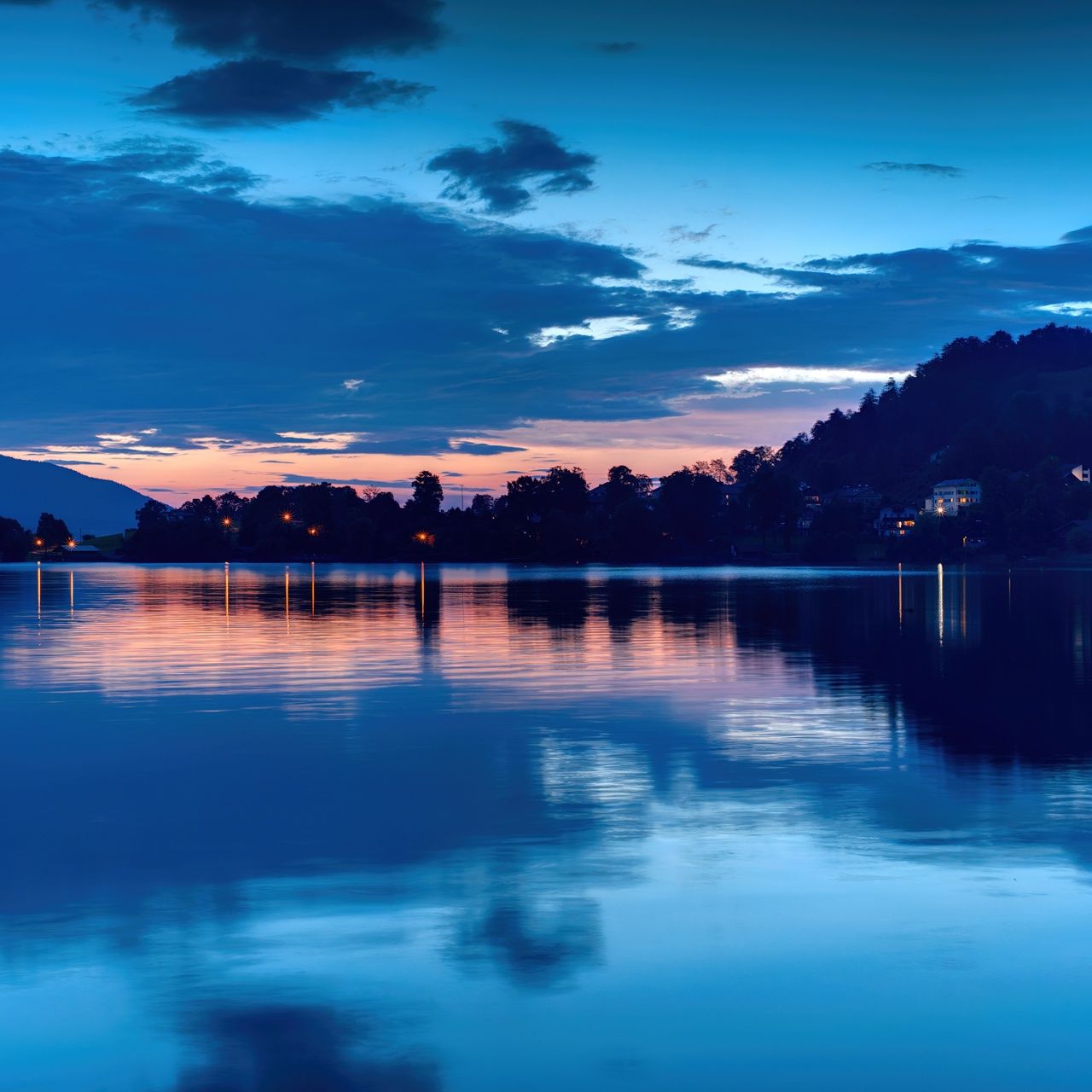  See Hintergrundbild 1280x1280. Tegernsee Lake Wallpaper 4K, Bavarian Alps, Germany, Sunset