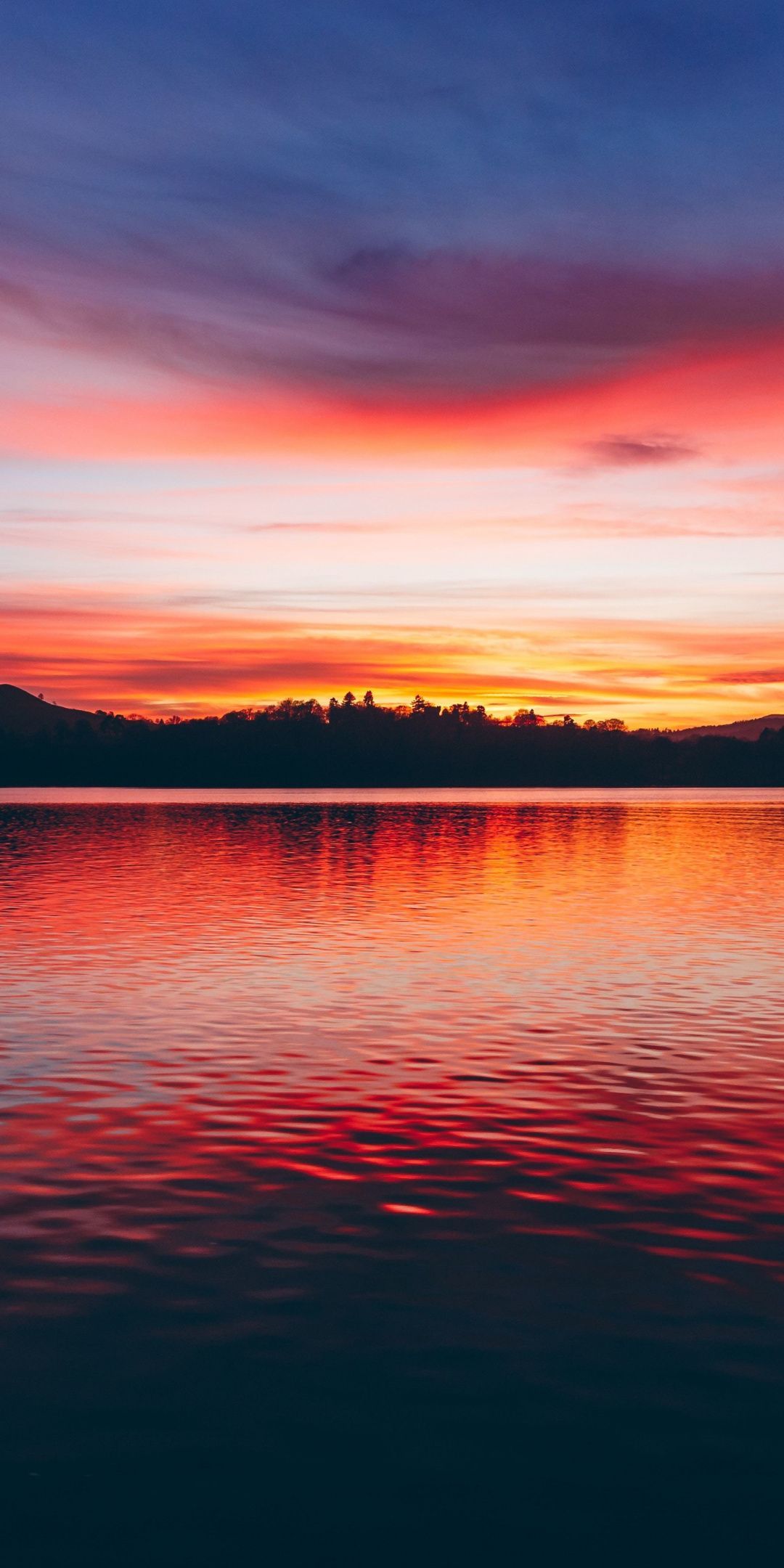  See Hintergrundbild 1080x2160. Lake, sunset, horizon, beautiful, 1080x2160 wallpaper. Sunset picture, Sunset wallpaper, Sky aesthetic
