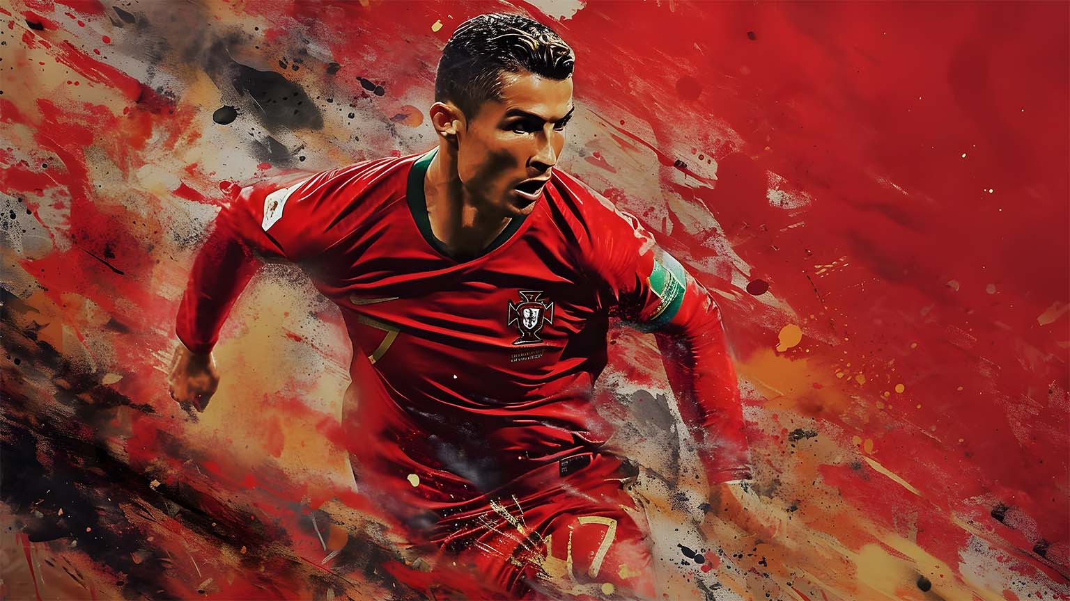  Cristiano Ronaldo Hintergrundbild 1536x864. Dynamic Red Cristiano Ronaldo 4K Desktop Wallpaper PC