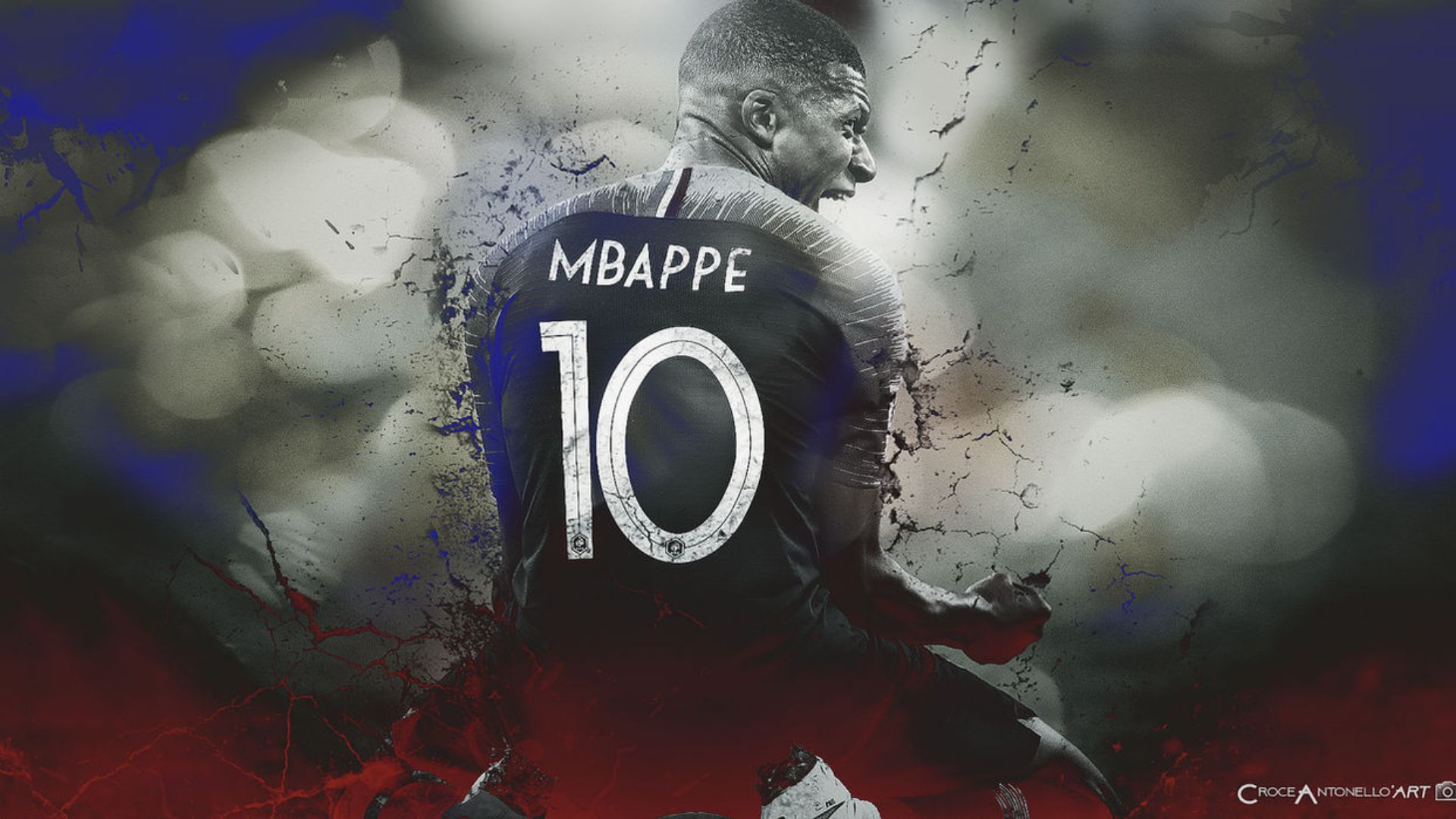  Mbappé Hintergrundbild 1920x1080. Kylian Mbappé Wallpaper Kylian Mbappé Background Download