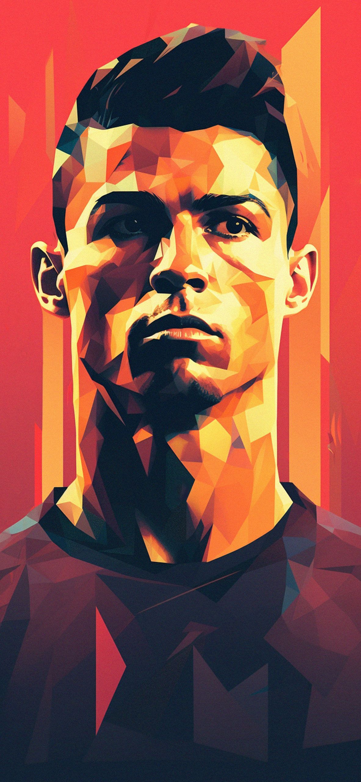  Cristiano Ronaldo Hintergrundbild 1183x2560. Cristiano Ronaldo Orange Wallpaper Football Wallpaper