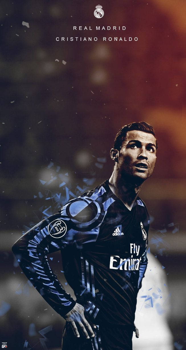  Cristiano Ronaldo Hintergrundbild 653x1224. Download free Cristiano Ronaldo Leading Real Madrid To New Heights Wallpaper