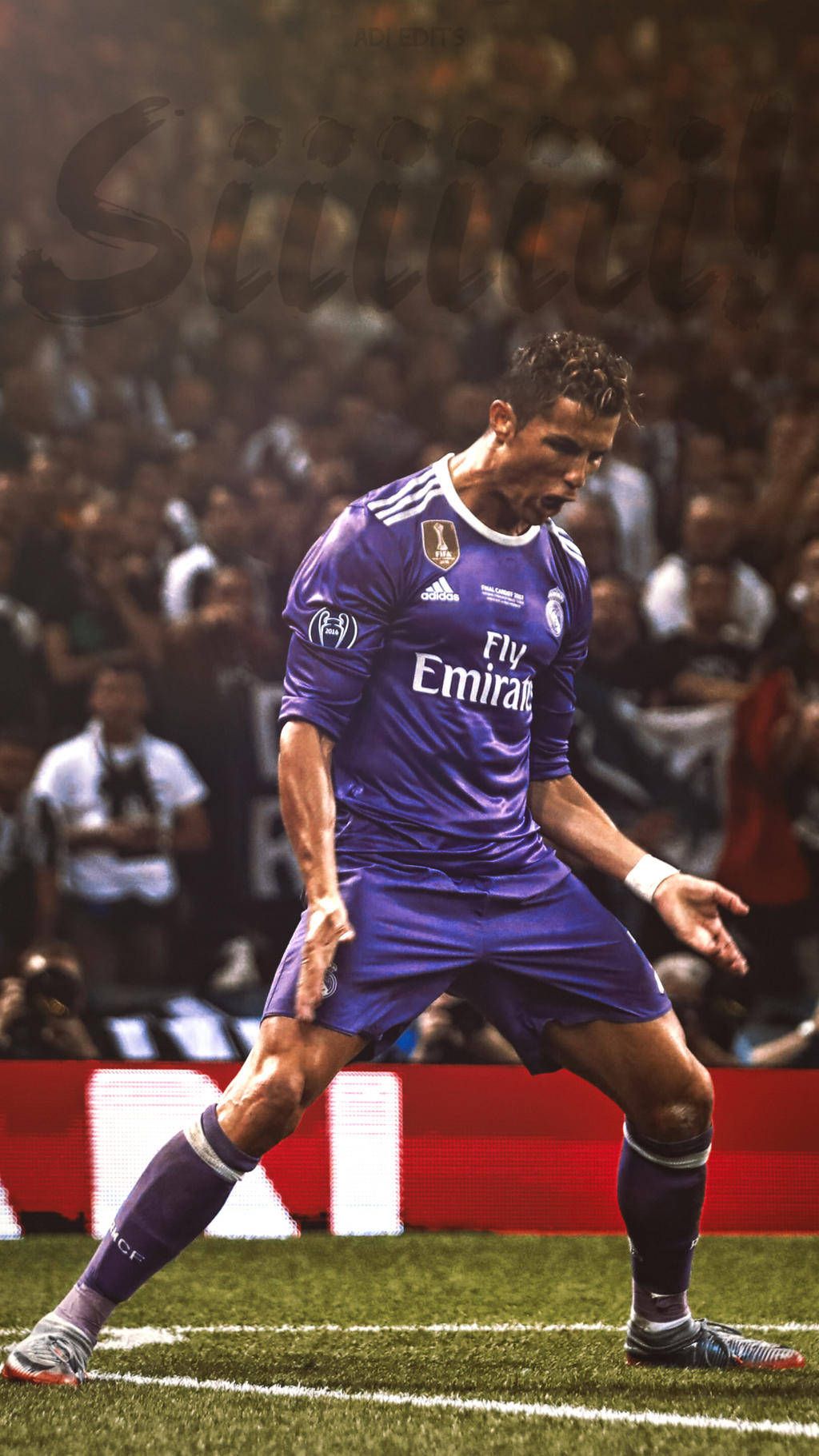  Cristiano Ronaldo Hintergrundbild 1024x1821. Download free Real Madrid Footballer Cristiano Ronaldo Celebration Wallpaper