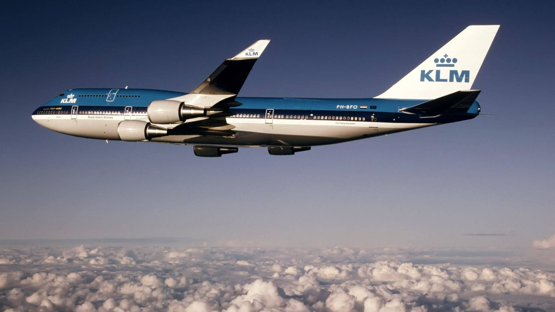  Boeing Hintergrundbild 1920x1080. Download Boeing 747 206BM KLM Wallpaper
